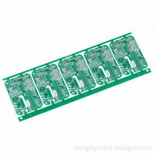 Amplifier PCB Boards with FR4 Material and Green Solder Mask, 0.1mm Line Space